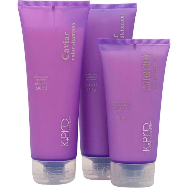 Kit K.Pro Caviar - Cabelos Grossos (3 Produtos)