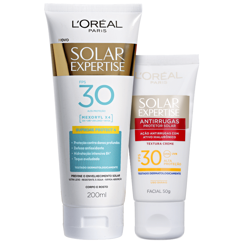 Kit L'Oréal Paris Solar Expertise FPS 30 Beleza na 