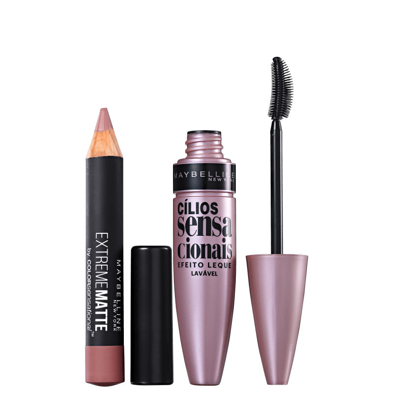Kit Maybelline Color and Lash Sensational (2 produtos)