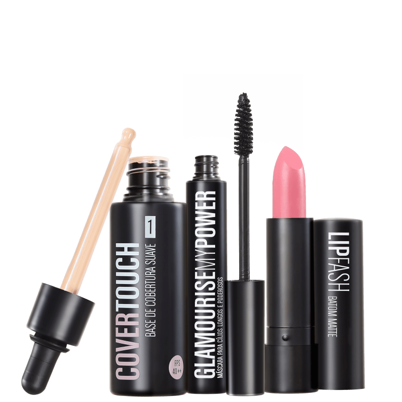 Kit Océane Femme Cover Touch 1 Glamourise Lip Fash Vive La Vie (3 produtos)