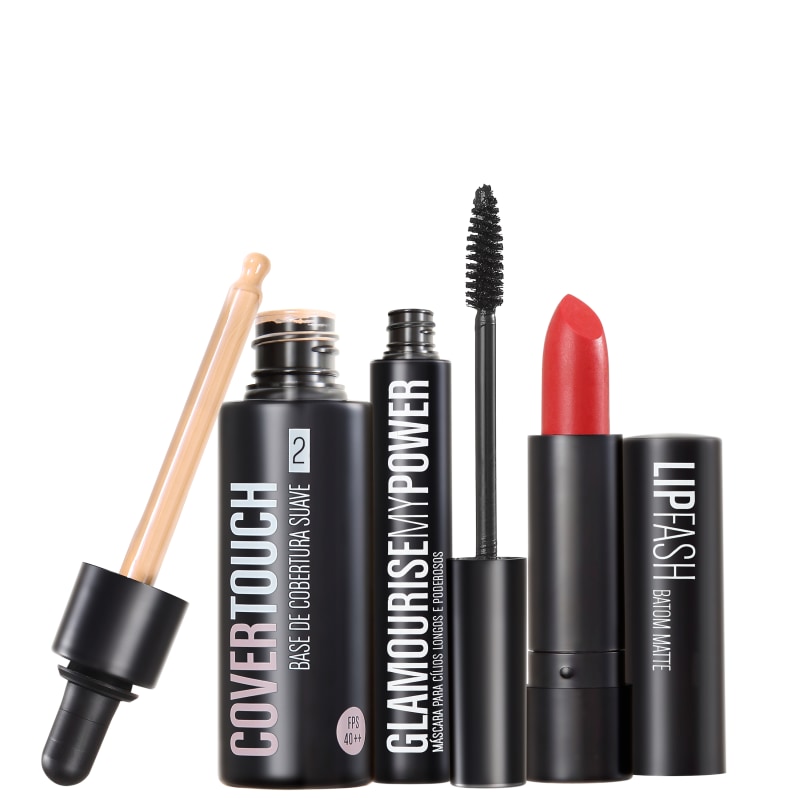 Kit Océane Femme Cover Touch 2 Glamourise Lip Fash Cassandra (3 produtos)