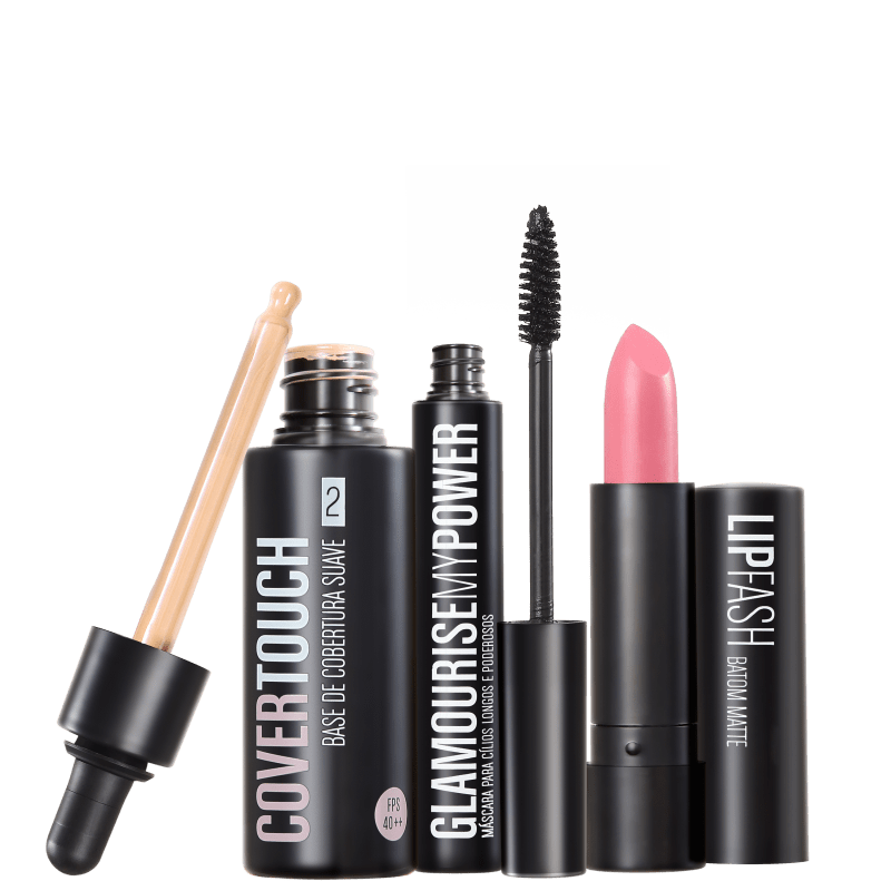 Kit Océane Femme Cover Touch 2 Glamourise Lip Fash Vive La Vie (3 produtos)