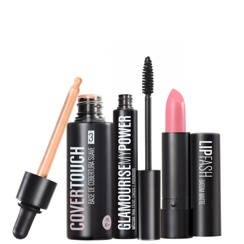 Kit Océane Femme Cover Touch 3 Glamourise Lip Fash Vive La Vie (3 produtos)