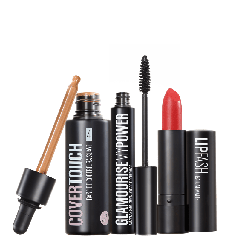 Kit Océane Femme Cover Touch 4 Glamourise Lip Fash Cassandra (3 produtos)