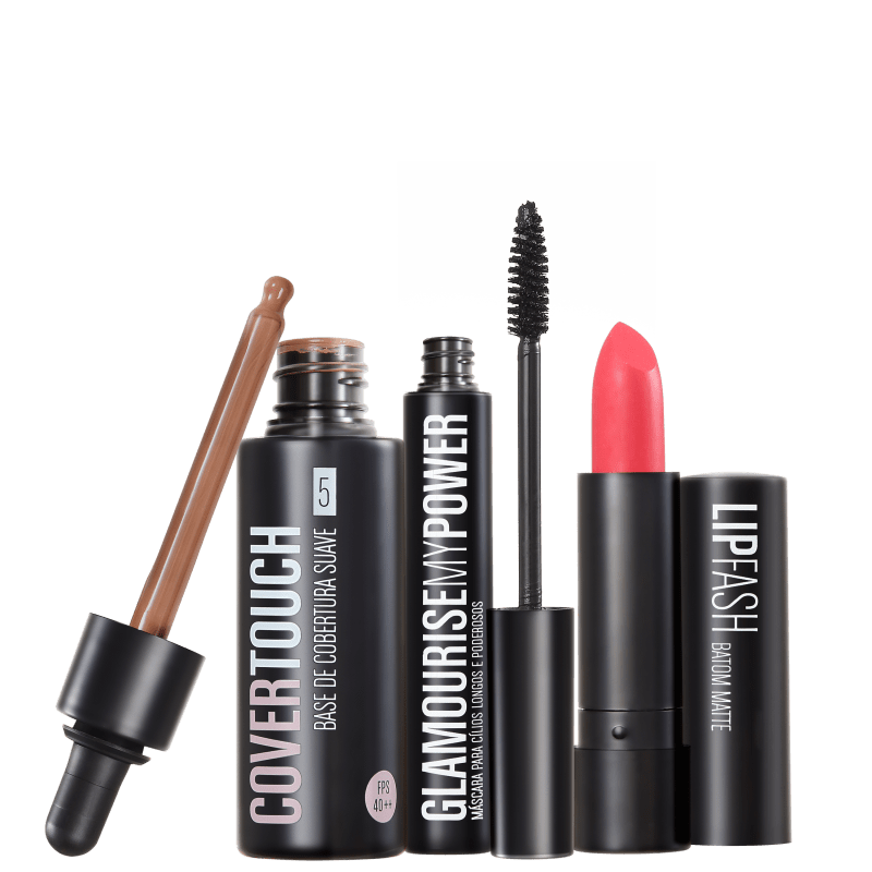Kit Océane Femme Cover Touch 5 Glamourise Lip Fash Cassandra (3 produtos)