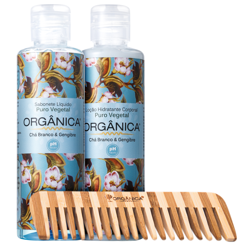 Kit Orgânica Set Chá Branco e Gengibre (3 produtos)