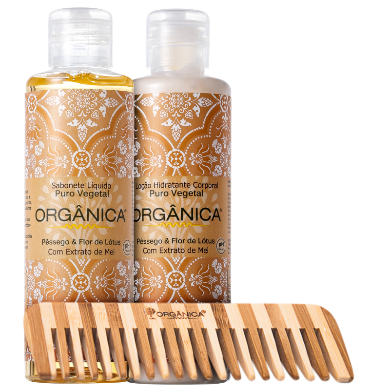 Kit Orgânica Set Pêssego e Flor de Lótus (3 produtos)