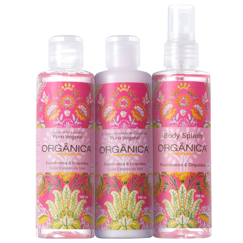 Kit Orgânica Tri Set Framboesa e Orquídea (3 produtos)