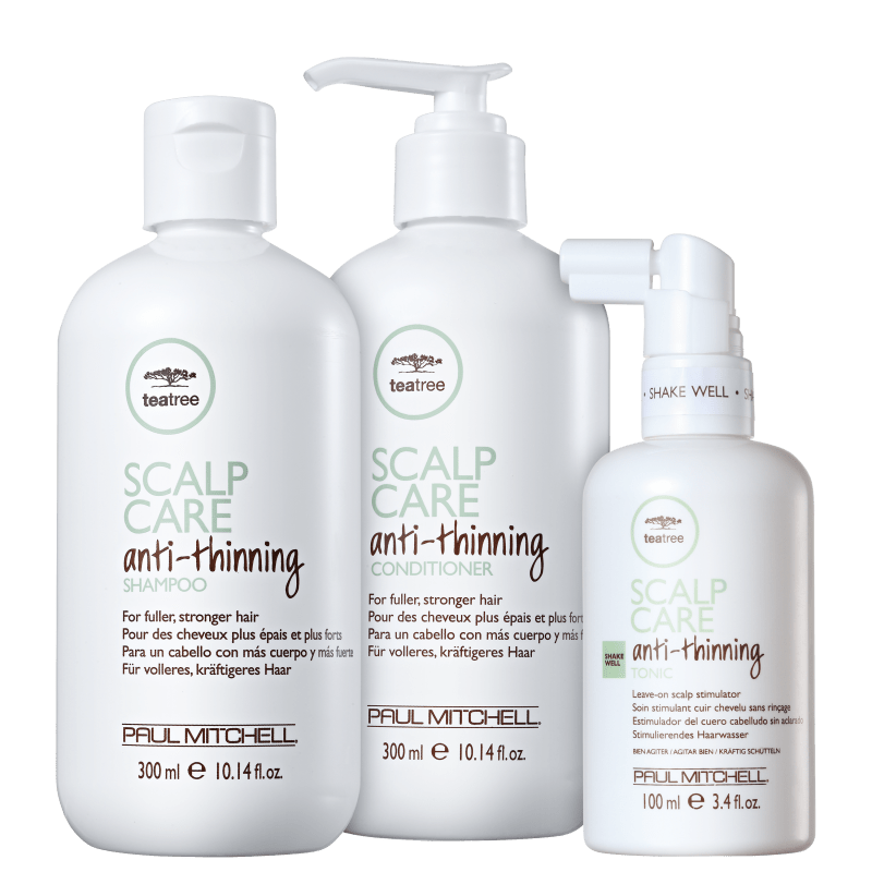 Kit Paul Mitchell Tea Tree Anti-Thinning Completo (3 Produtos)