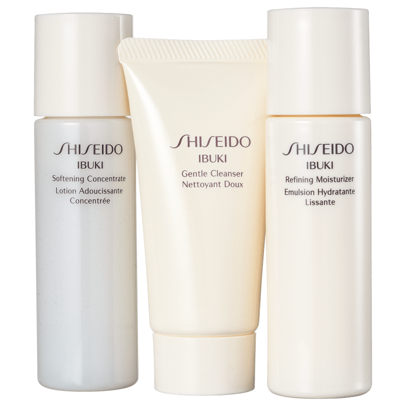 Kit Shiseido Ibuki Starter Ready (3 produtos)