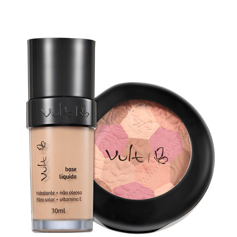 Kit Vult Make Up 01 Bege Mosaico (2 produtos)
