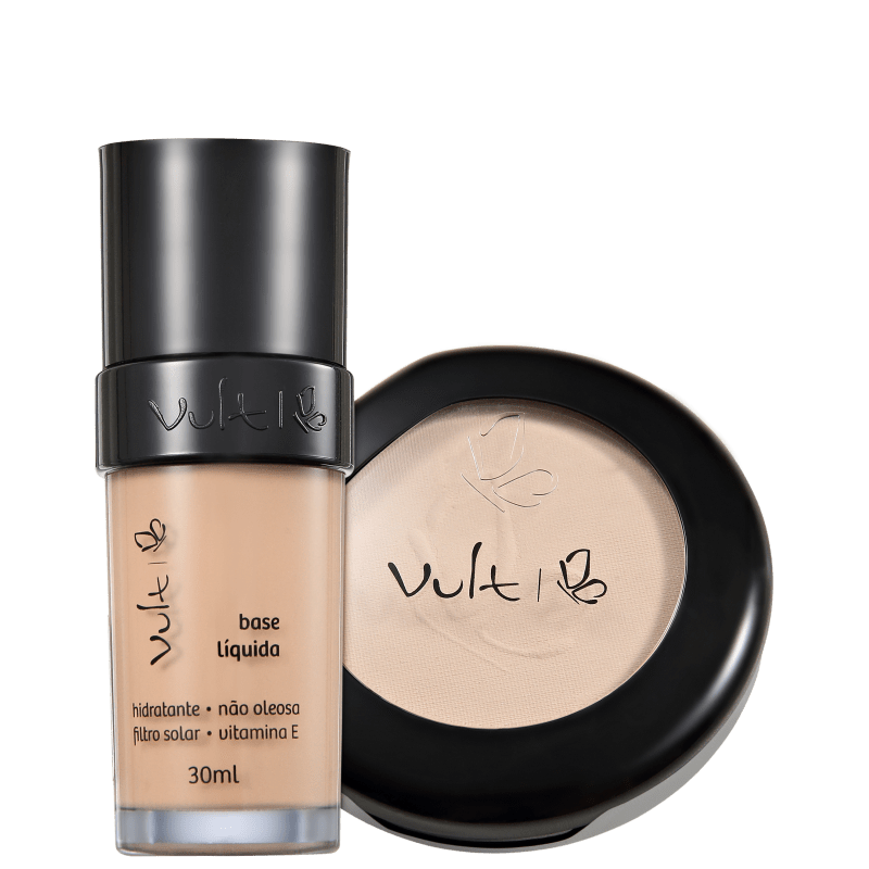 Kit Vult Make Up 01 Bege Translúcido Duo (2 produtos)
