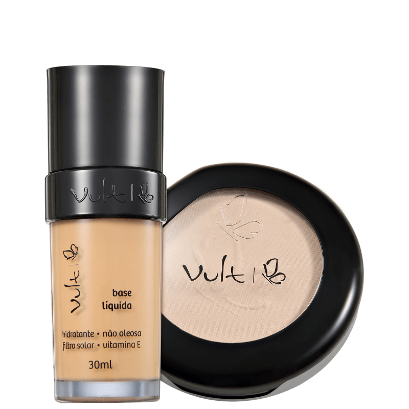 Kit Vult Make Up 03 Bege Translúcido Duo (2 produtos)