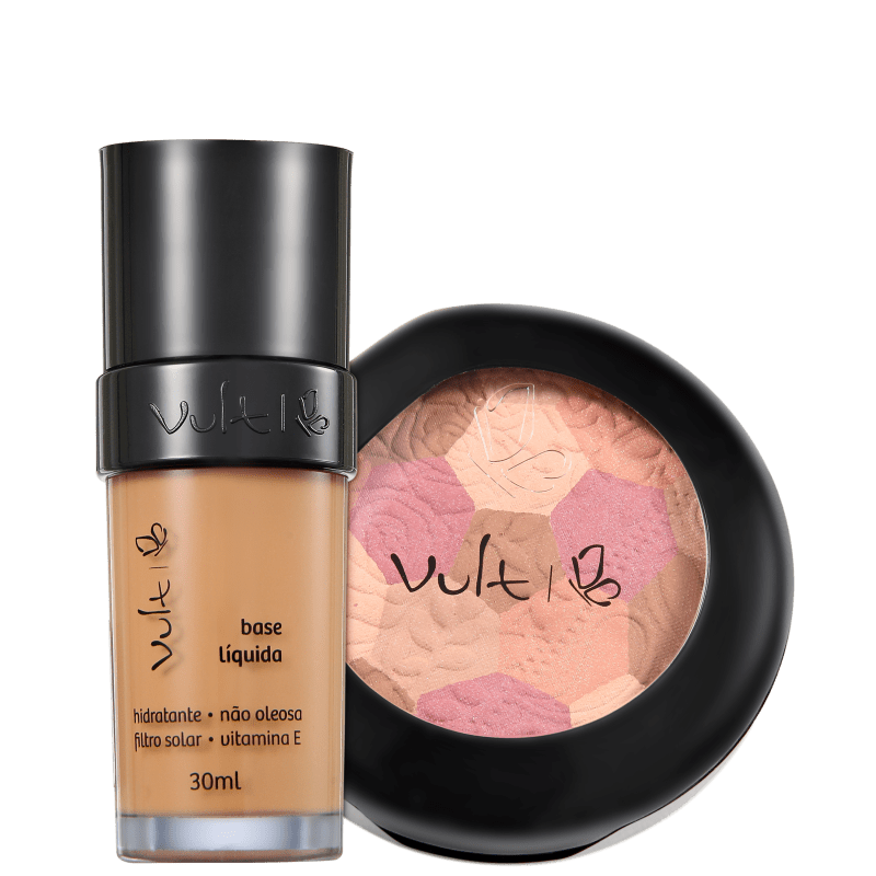 Kit Vult Make Up 04 Marrom Mosaico (2 produtos)