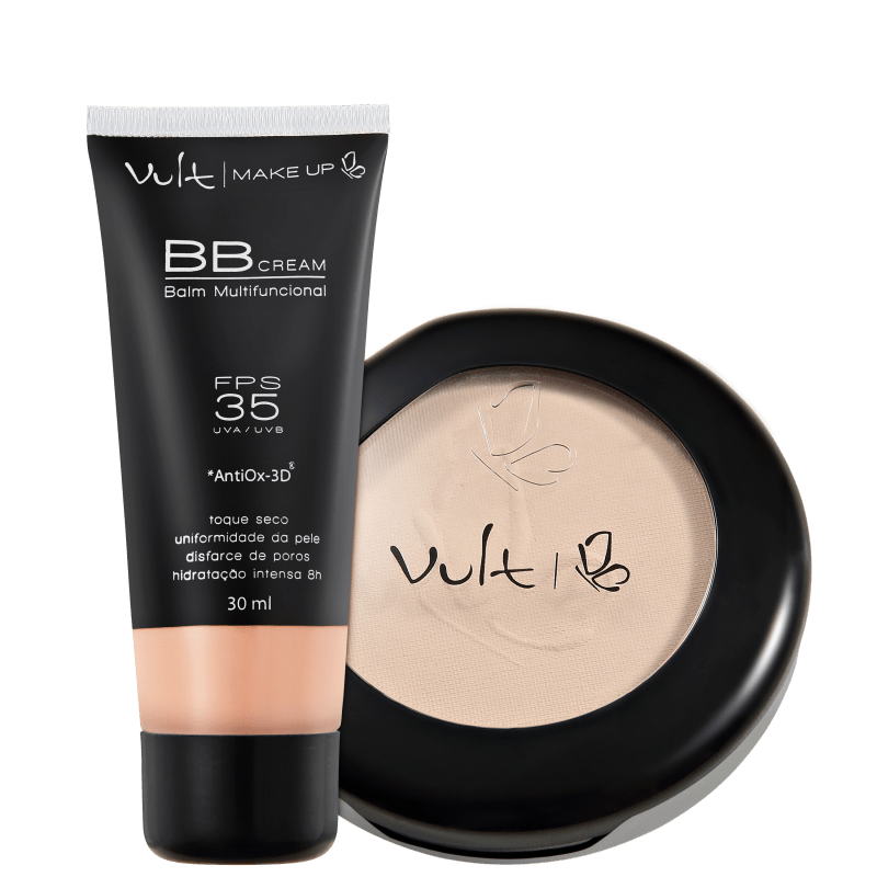 Kit Vult Make Up Balm Bege Translúcido (2 produtos)