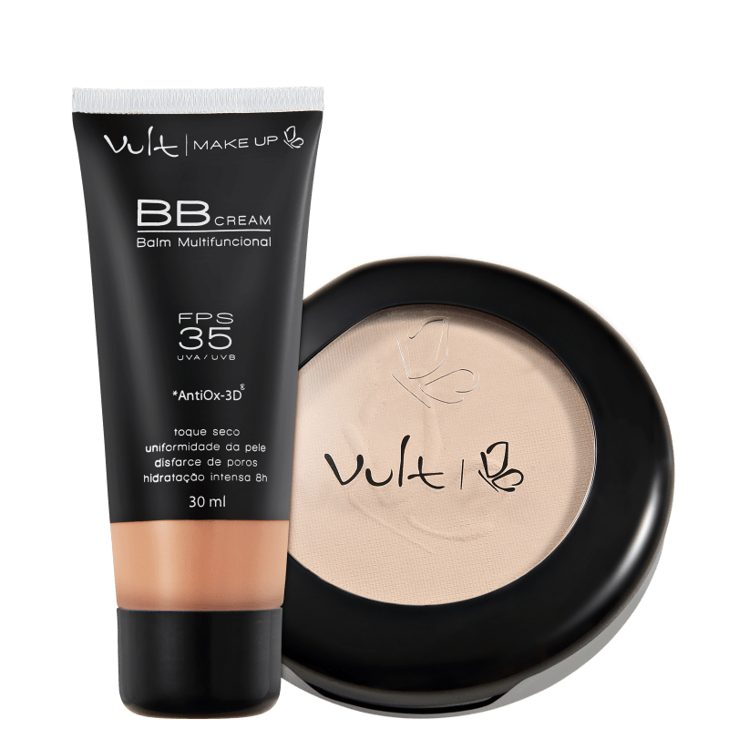 Kit Vult Make Up Balm Marrom Translúcido (2 produtos)