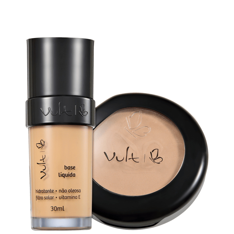 Kit Vult Make Up Base Pó 03 Bege (2 produtos)