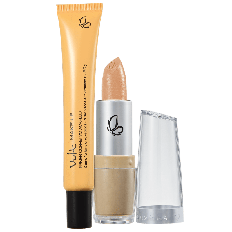 Kit Vult Make Up Corretivo Primer Amarelo (2 produtos)