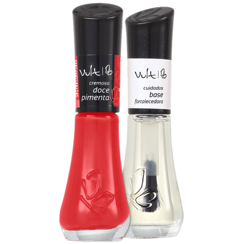 Kit Vult Unhas Base Fortalecedora + Doce Pimenta (2 produtos)