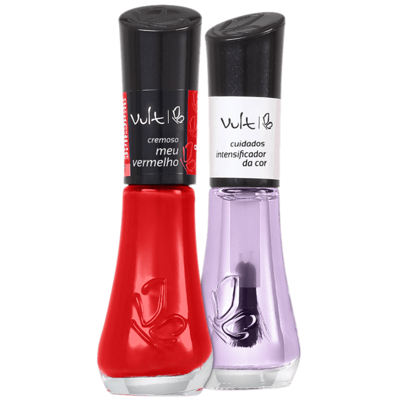 Kit Vult Unhas Meu Vermelho Intensificador Duo (2 produtos)