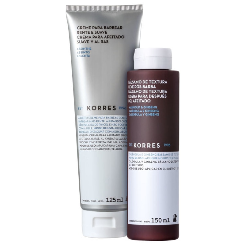 Kit Barba Korres Absinthe Marigold (2 produtos)