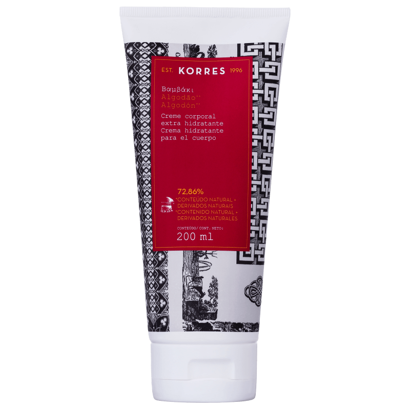 Korres Algodão - Creme Hidratante Corporal 200ml