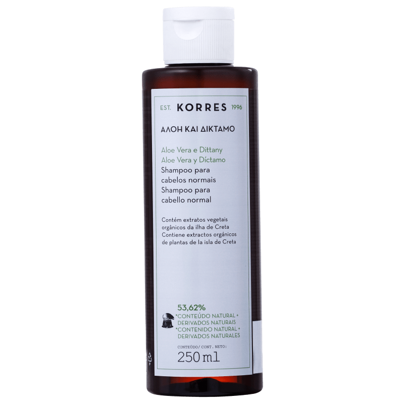 Korres Aloe Vera e Dittany - Shampoo 250ml