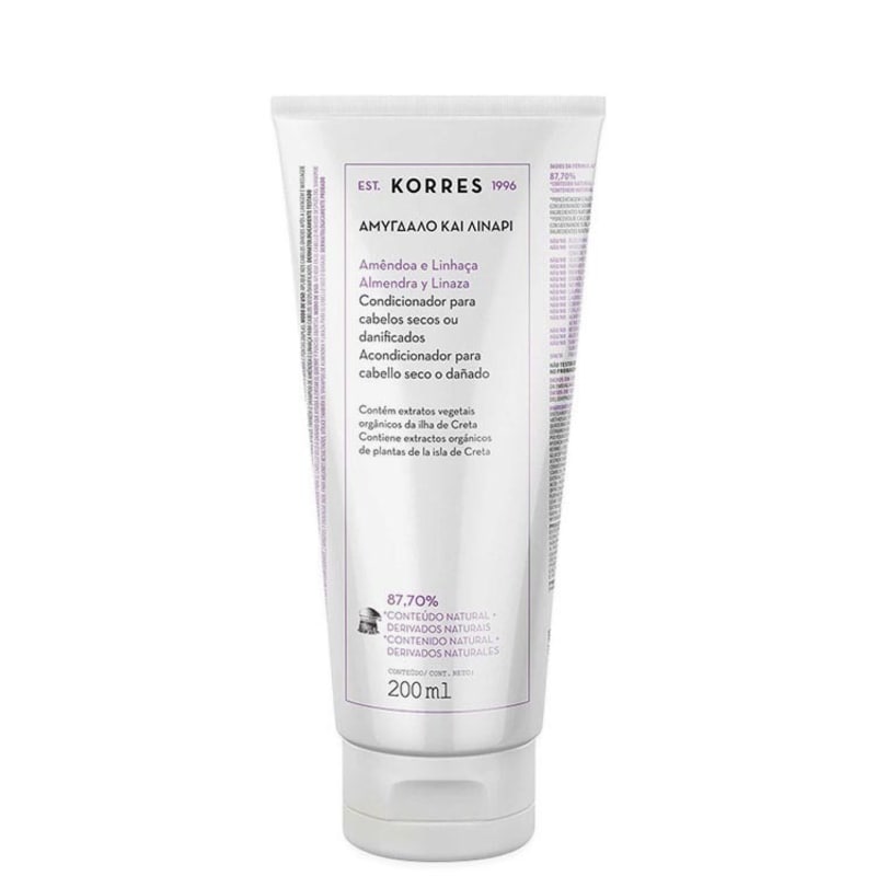 Korres Amêndoa e Linhaça - Condicionador 200ml