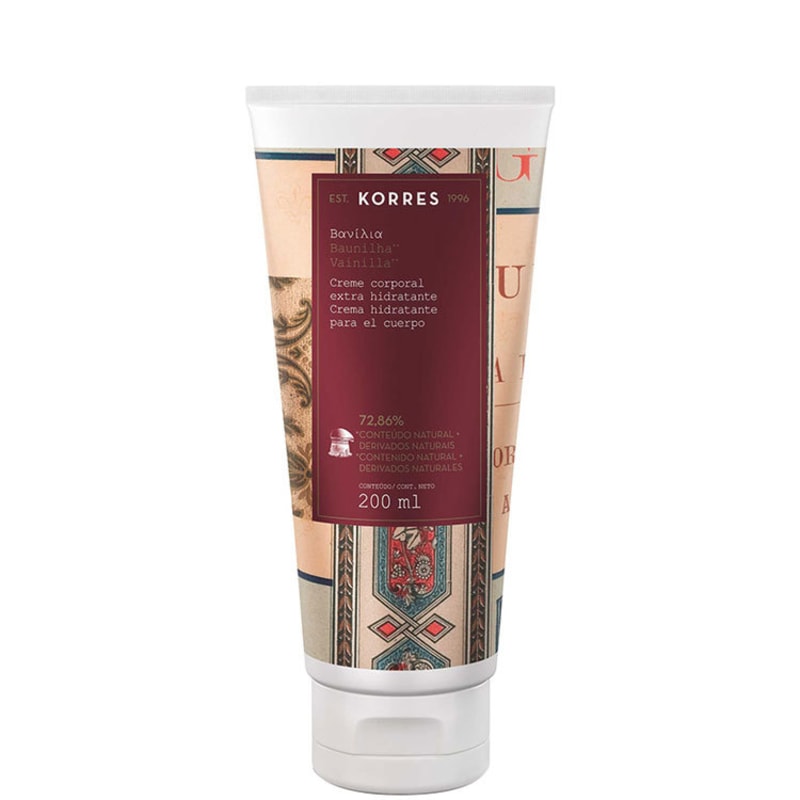 Korres Baunilha - Creme Hidratante Corporal 200ml