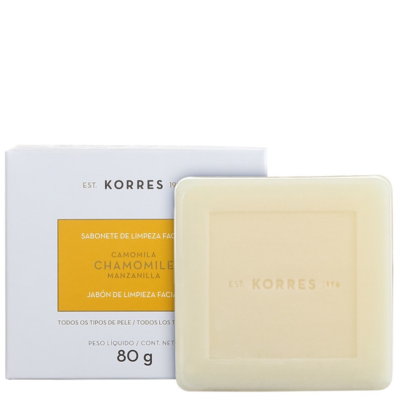 Korres Camomila - Sabonete de Limpeza Facial 80g