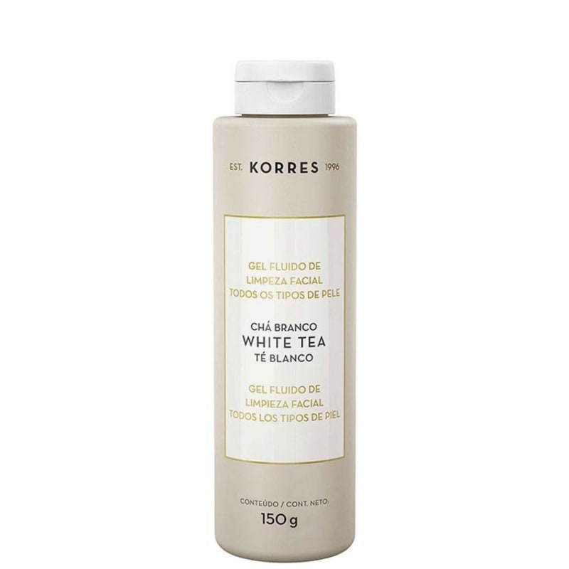 Korres Chá Branco - Gel Fluído de Limpeza Facial 150g