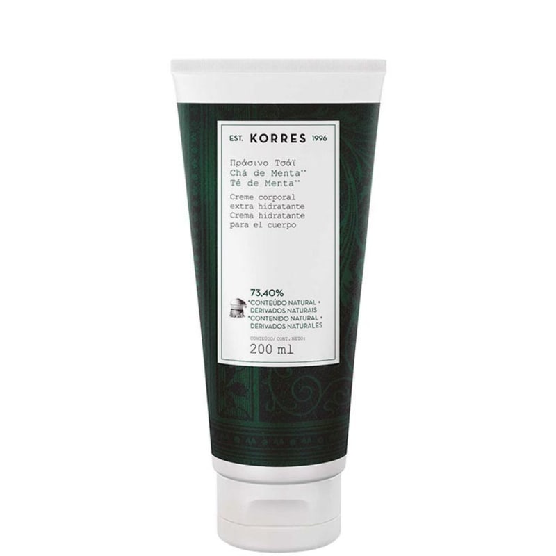 Korres Chá de Menta - Creme Hidratante Corporal 200ml