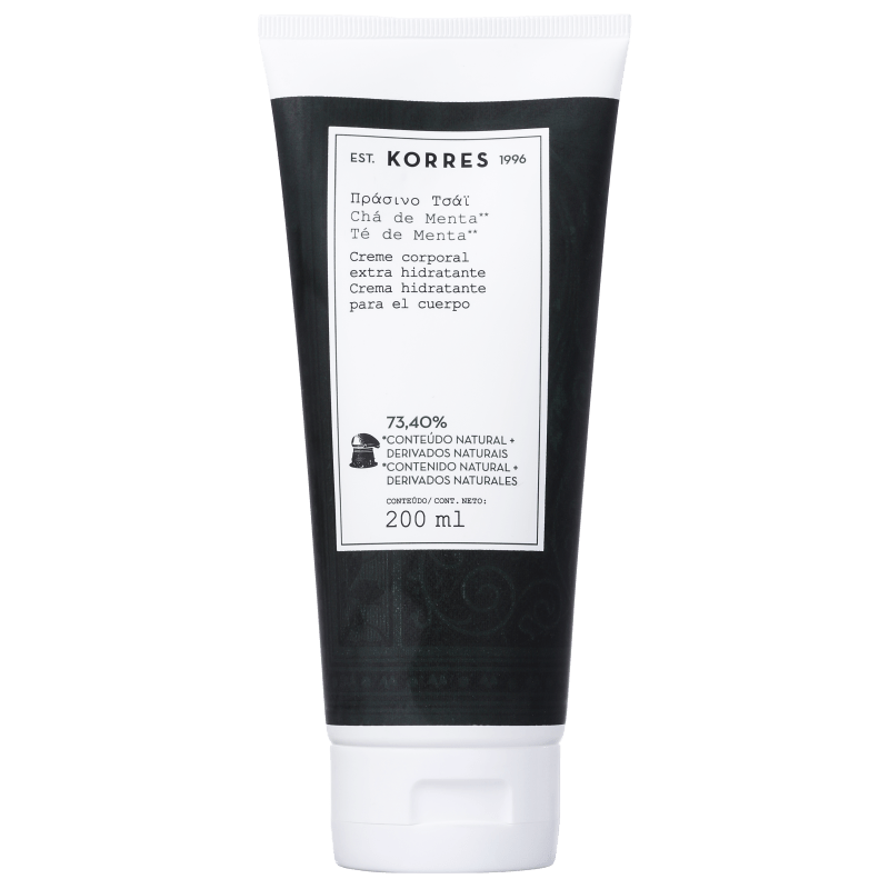 Korres Chá de Menta - Creme Hidratante Corporal 200ml