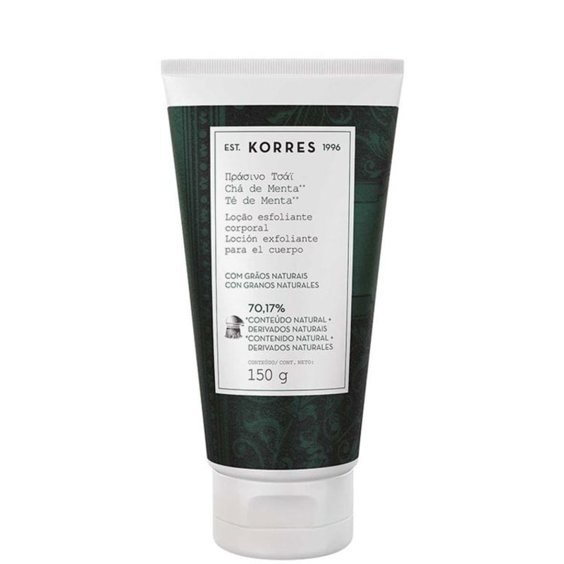 Korres Chá de Menta - Loção Esfoliante Corporal 150ml