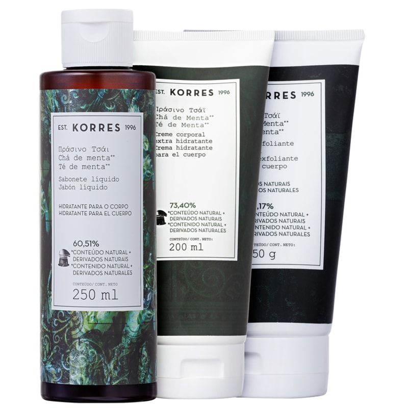 Kit Korres Chá de Menta Mint Infusion (3 produtos)