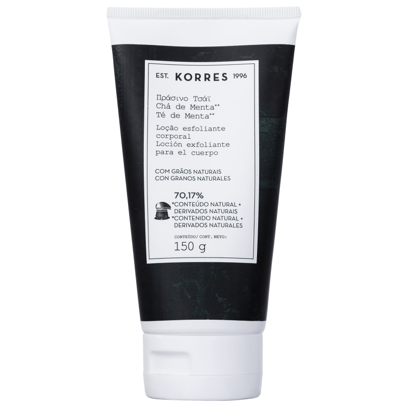 Korres Chá de Menta - Loção Esfoliante Corporal 150ml