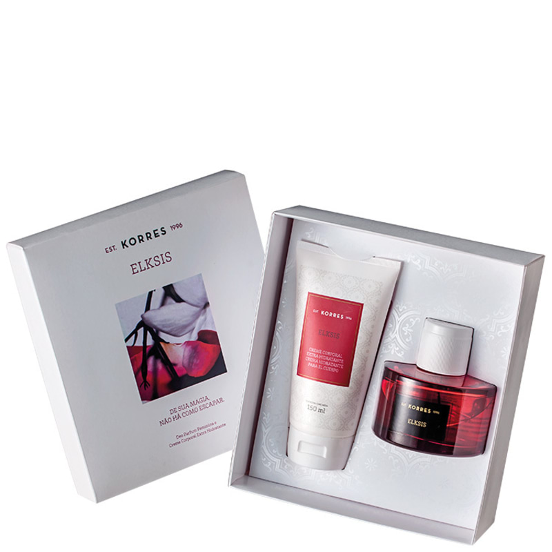 Conjunto Elksis Korres Feminino - Deo Parfum 75ml + Creme Corporal 150ml