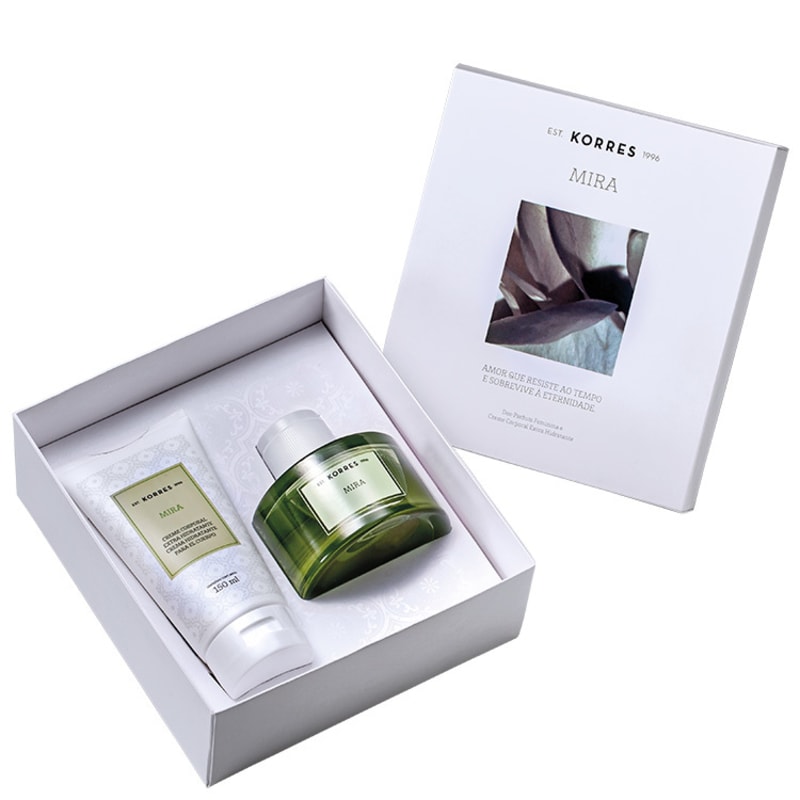 Conjunto Mira Korres Feminino - Deo Parfum 75ml + Creme Corporal 150ml