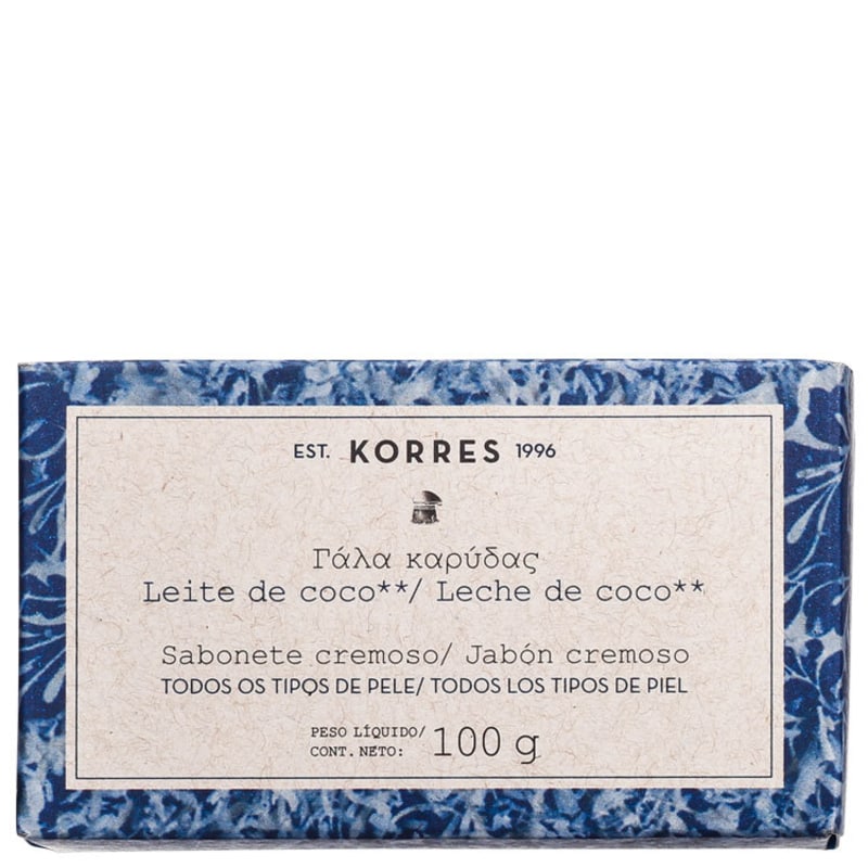 Korres Leite de Coco Hidratante - Sabonete em Barra 100g
