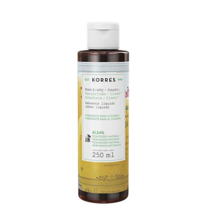 Korres Manjericão-Limão - Sabonete Líquido 250ml