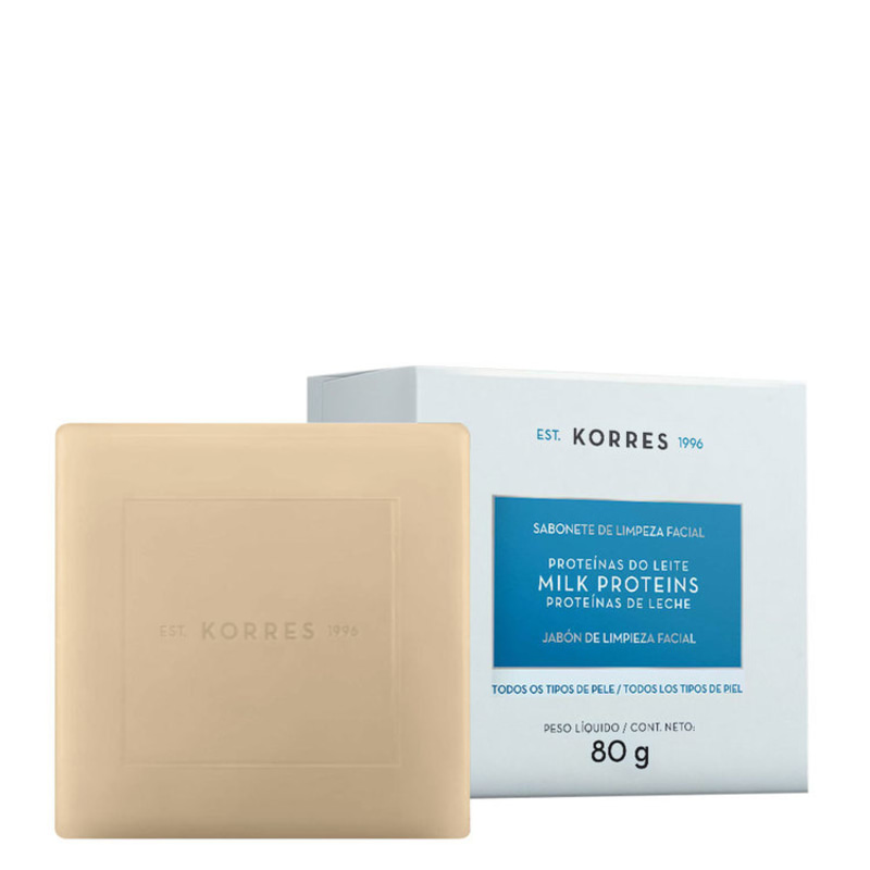 Korres Proteína do Leite - Sabonete de Limpeza Facial 80g