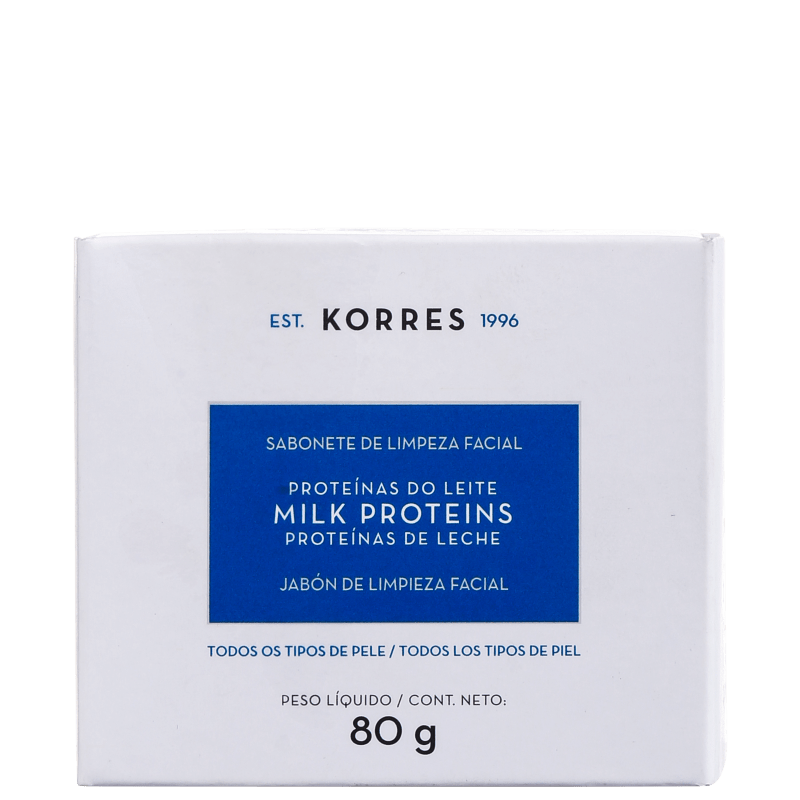 Korres Proteínas do Leite - Sabonete Líquido Facial 80g