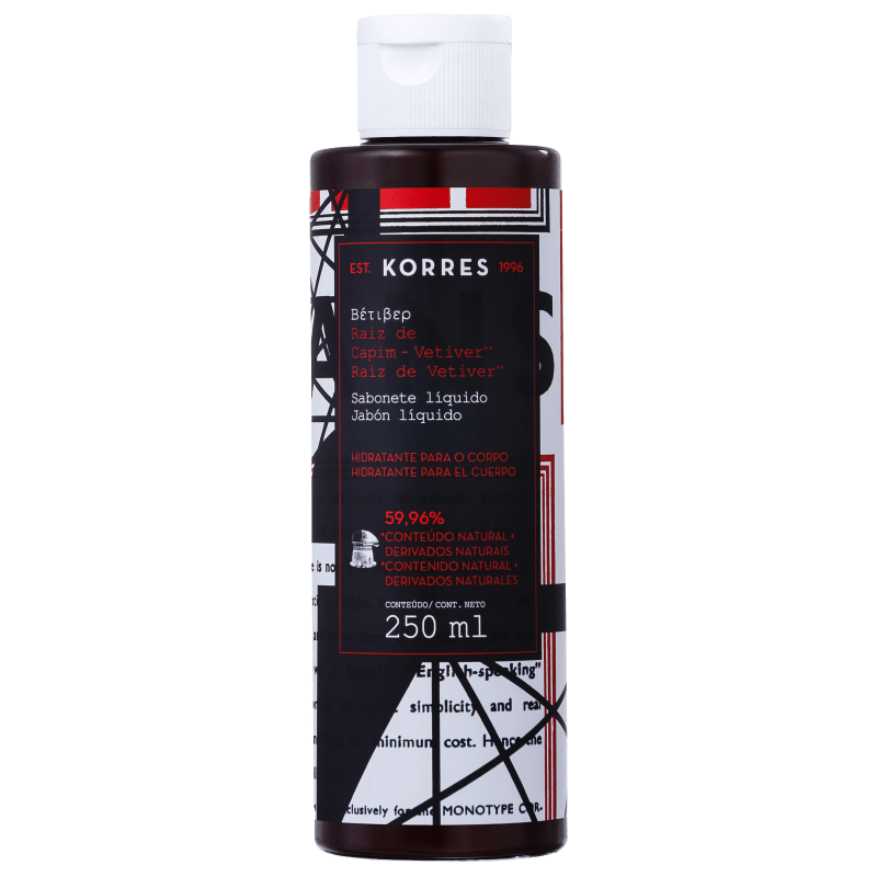 Korres Raiz de Capim-Vetiver - Sabonete Líquido 250ml
