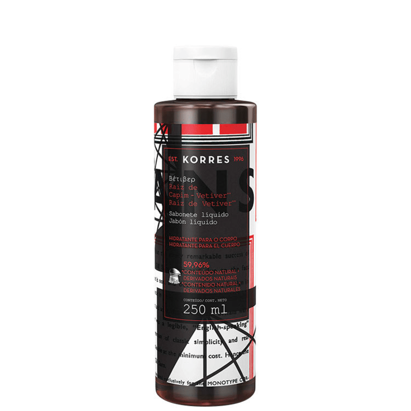 Korres Raiz de Capim-Vetiver - Sabonete Líquido 250ml
