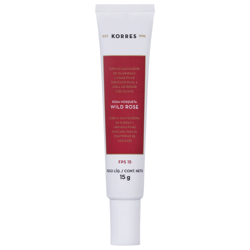 Korres Wild Rose - Creme para Olheiras e Linhas Finas 15g