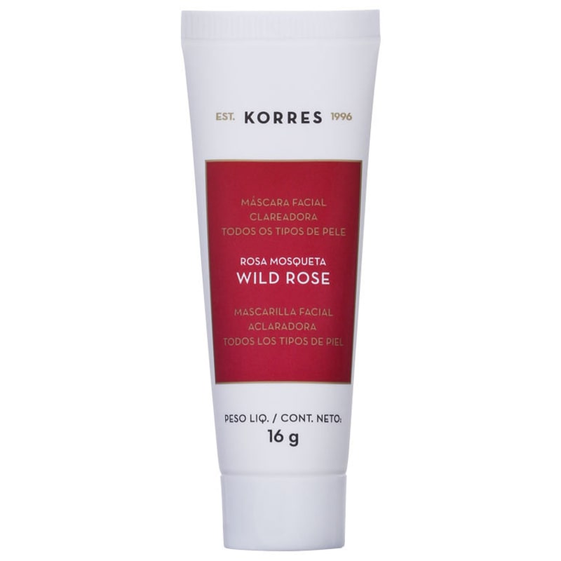 Korres Wild Rose - Máscara Facial Clareadora 16g