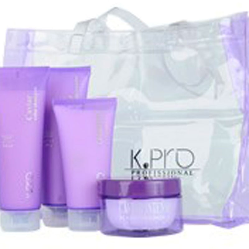 K.Pro Caviar Cabelos Grossos Kit Tratamento Intenso (4 Produtos + 1 Bolsa de Praia de Presente)