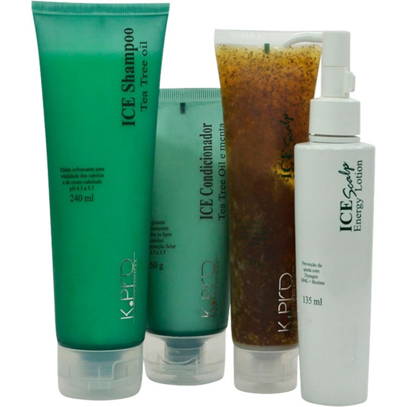 K.Pro Ice Scalp Ritual Detox Capilar Kit (4 Produtos)