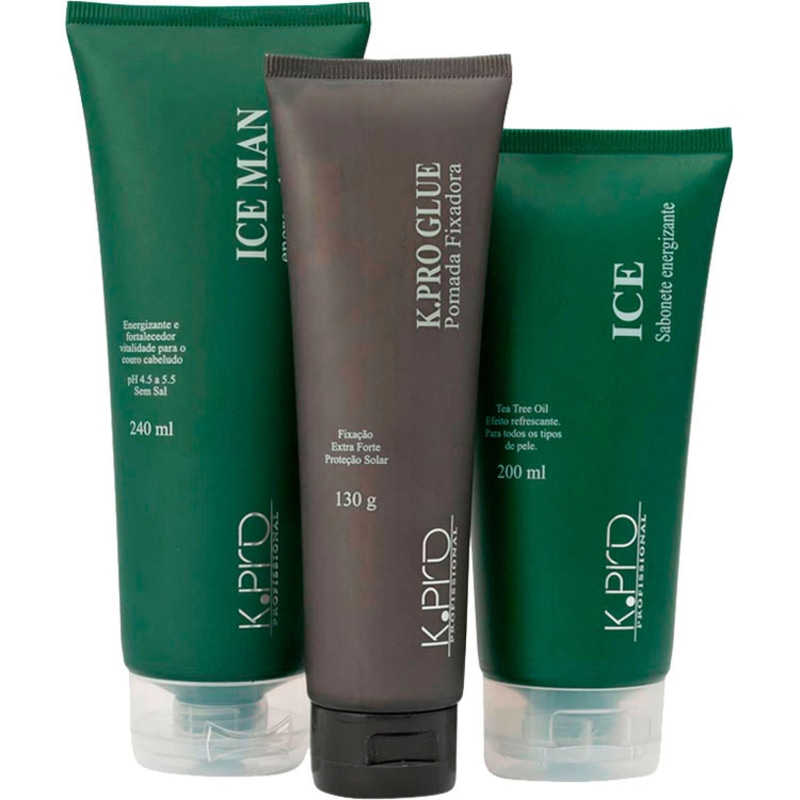 K.Pro Kit Masculino Glue (3 Produtos)