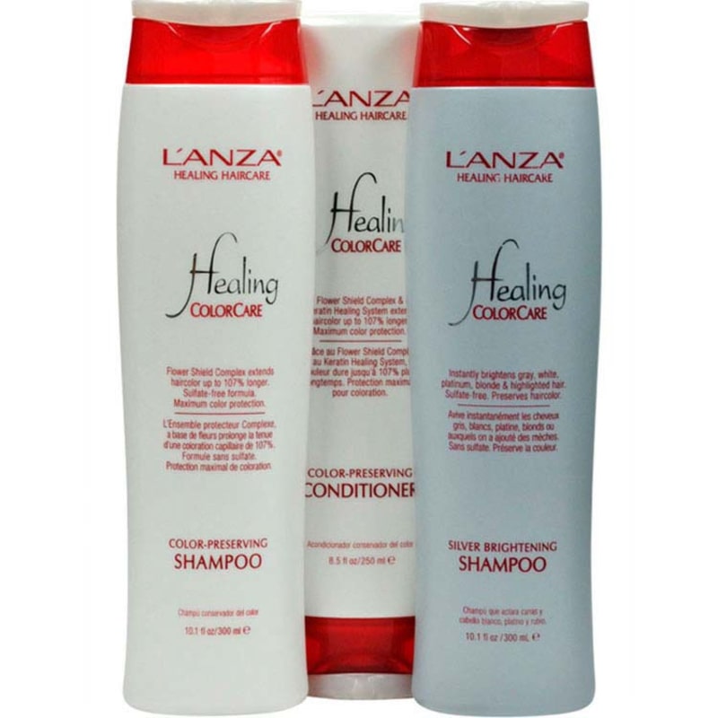 L'Anza Healing Colorcare Silver Kit (3 Produtos)
